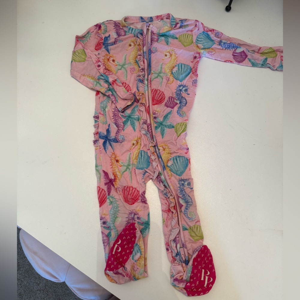 Posh Peanut Pink and Blue Pajamas
